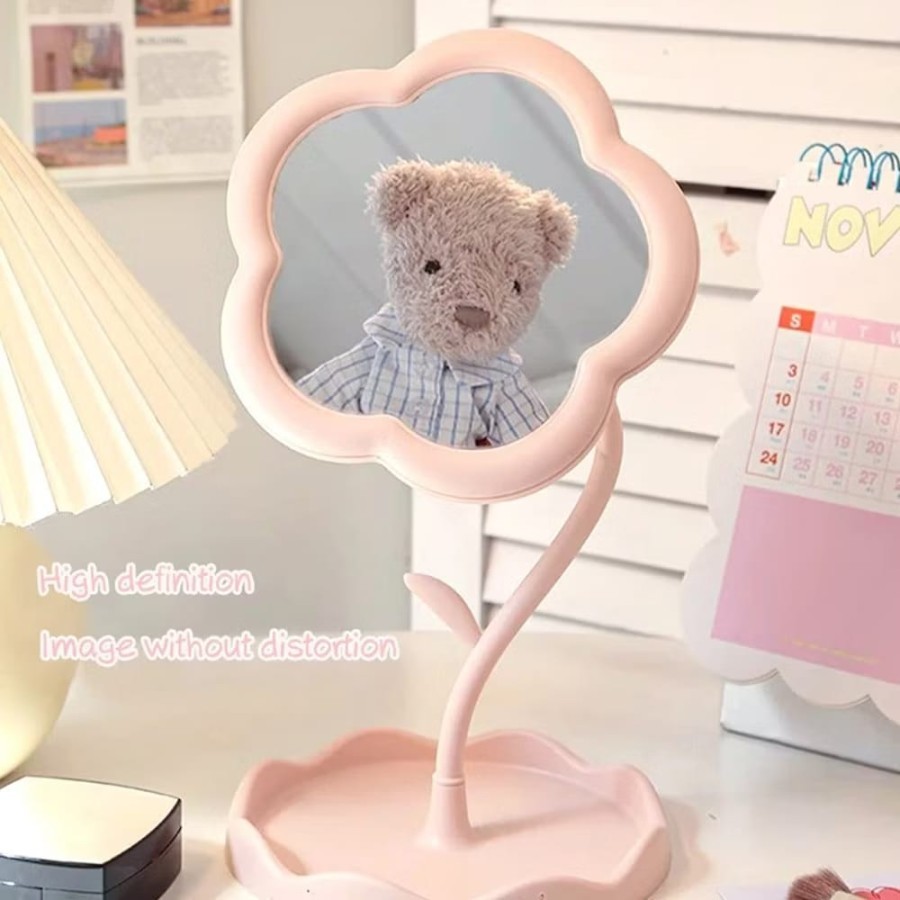FLOWER MAKEUP MIRROR MAKE UP MIRROR DRESSING TABLE - STANDING MIRROR FLOWER MAKEUP MIRROR