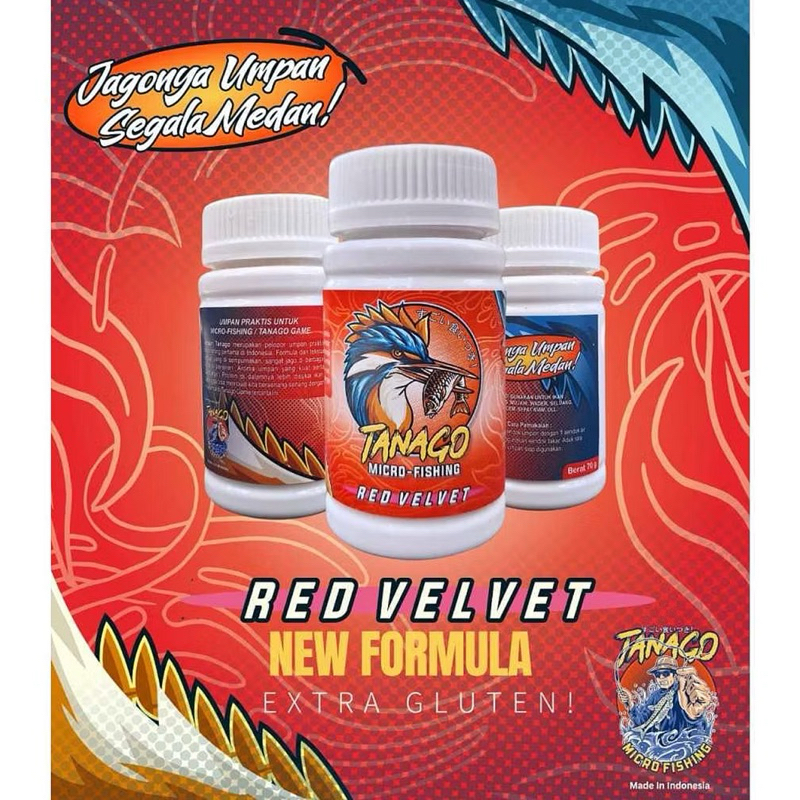 TANAGO RED VELVET MICRO FISHING BAIT