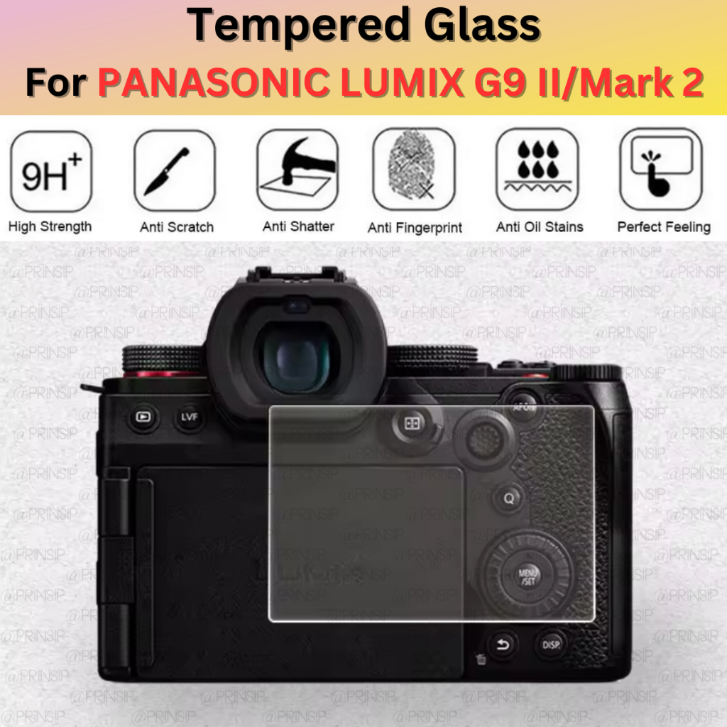 ตัวป้องกันหน้าจอ PANASONIC LUMIX G9II Mark 2 กล้องกระจกนิรภัยกล้อง Mirrorless Lumix G9 II Anti-Scrat