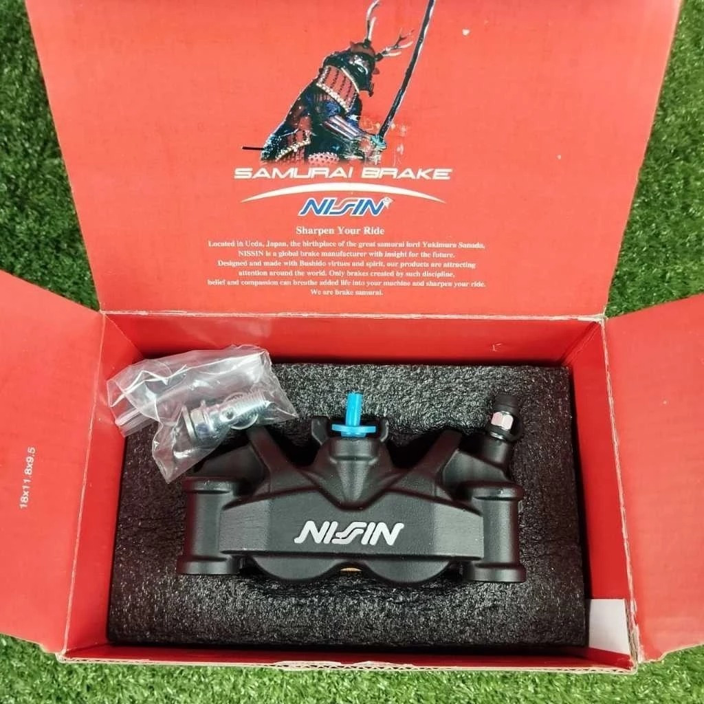 NISSIN TWIN AFRICA 4P CALIPER TWIN AFRIKA CALIPER TWIN AFRICA นําเข้า PITCH 100 มม.