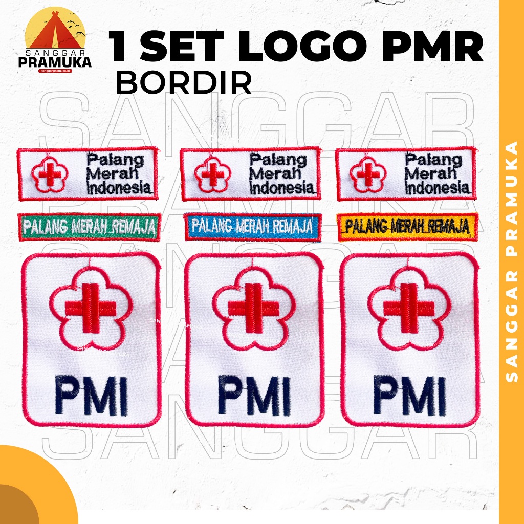 ป้าย PMI PMR / โลโก้ PMI / โลโก้ PMR / งานปัก PMI PMR