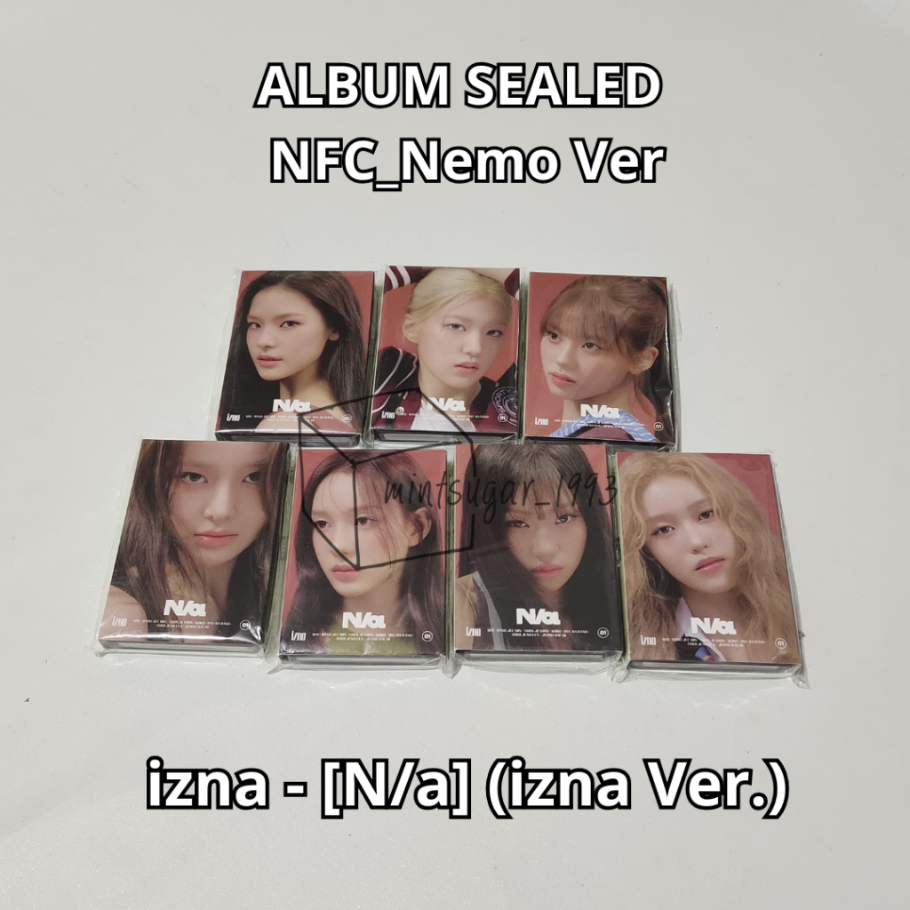 [ READY SEALED ] izna - [ N/a ] ( izna Ver. ) ( NFC_Nemomo Ver. ) ( mai jiemin jiyoon koko nest jung