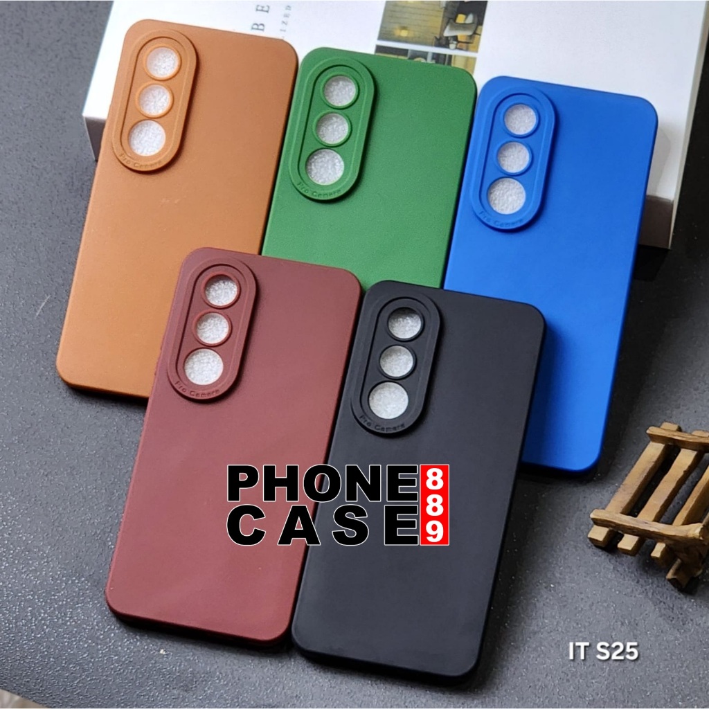 ITEL S25 ITEL S25 ULTRA CASE MACAROON PRO CAMERA CASE ITEL S25 ITEL S25 ULTRA