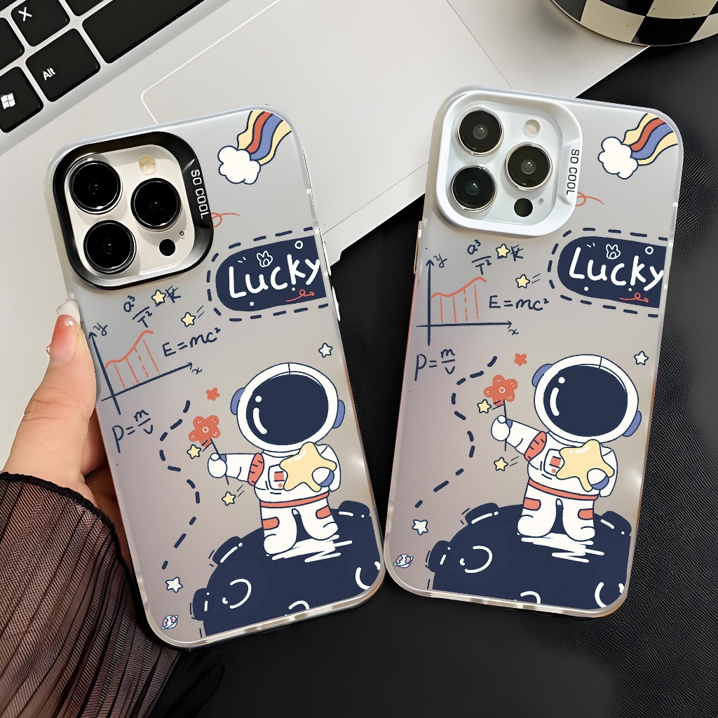 Softcase IMD "Lucky Astro" Premium Series OPPO A5s, A7, A11K, A12, A1K, A5 2020, A9 2020, A16, A55 4