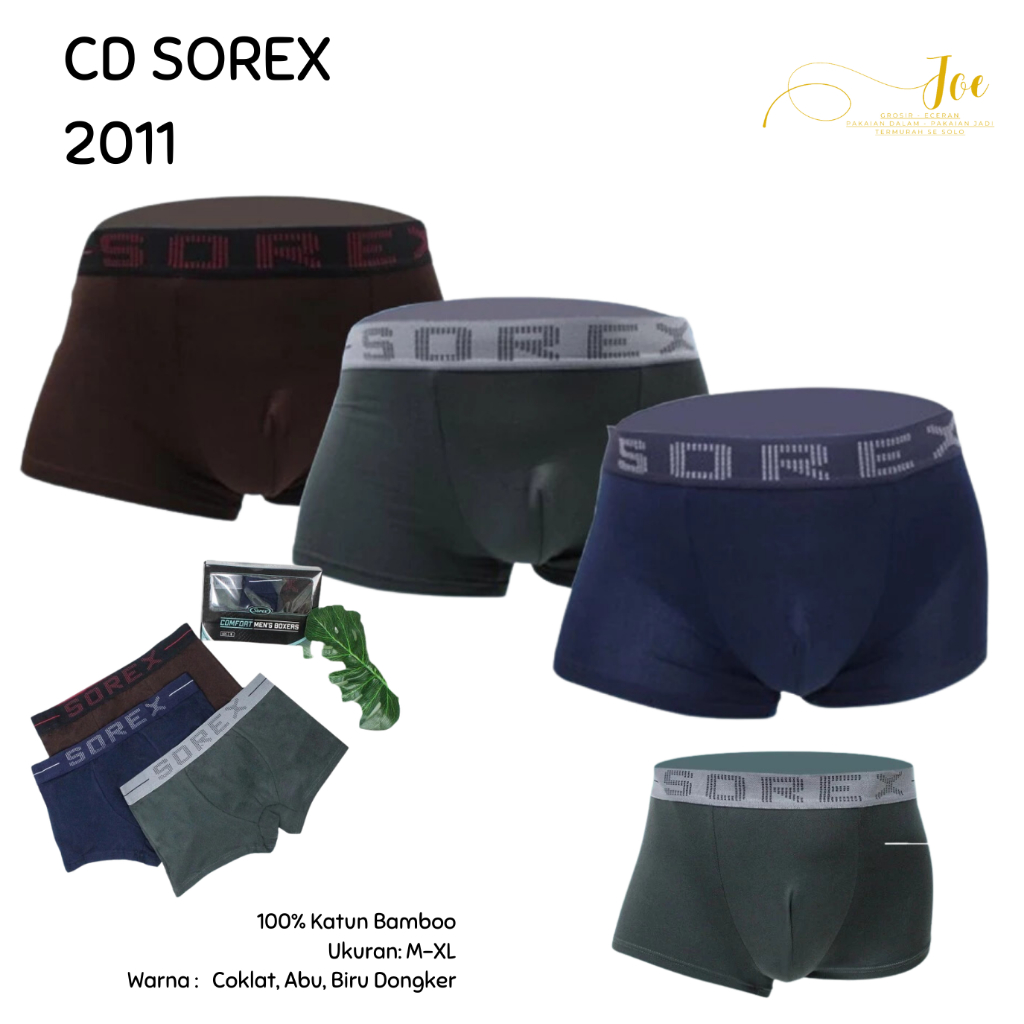 Contents 3 / SOREX 2011 Mens CD BOXER รุ่น / ขายส่งชุดชั้นในชาย - JOE