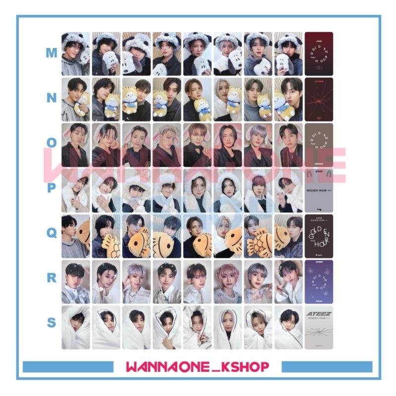 Photocard Ateez Golden Hour ตอนที่ 2 โพบ