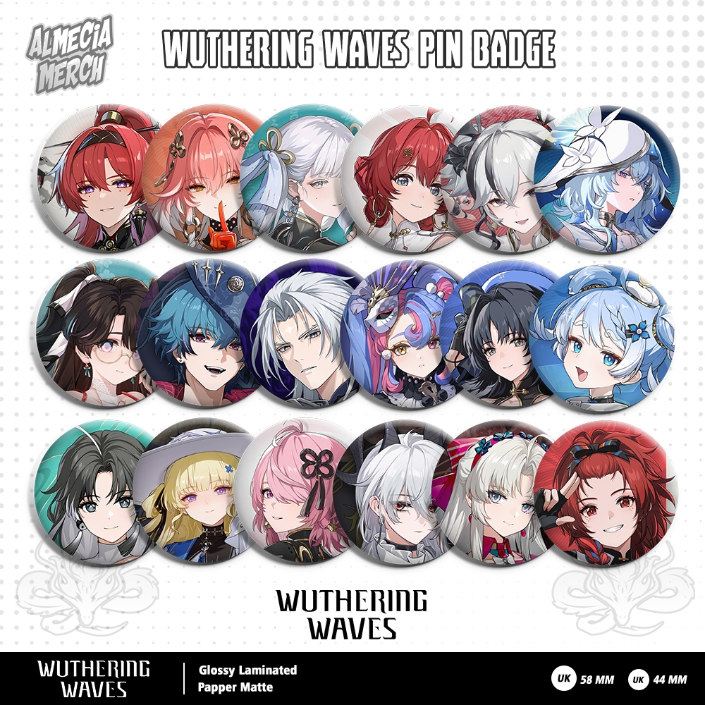 Wuthering Waves Pin / Wuthering Waves Pin Accessories / Wuthering Waves Character Badge Pin Jinshi P