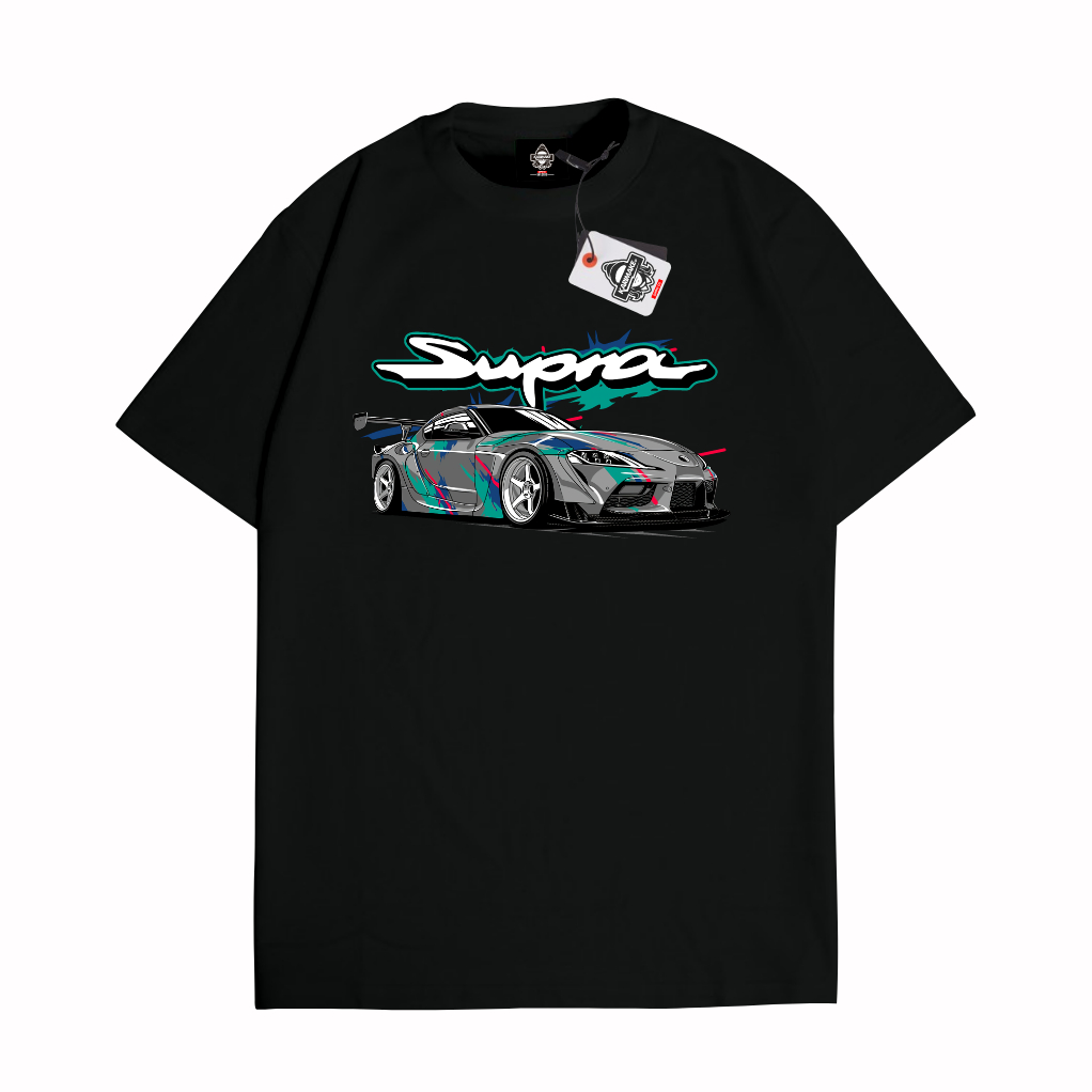 KRMK เสื้อยืด Unisex Distro พร้อม TOYOTA SUPRA GR MK5 A90 ภาพรถ