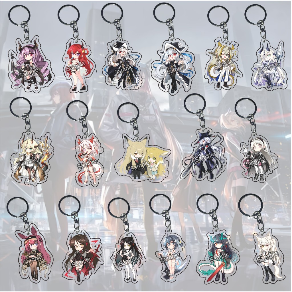GANTUNGAN Arknights พวงกุญแจส่วนหนึ่ง 01 - พวงกุญแจ - พวงกุญแจ - ของที่ระลึก - อะนิเมะ