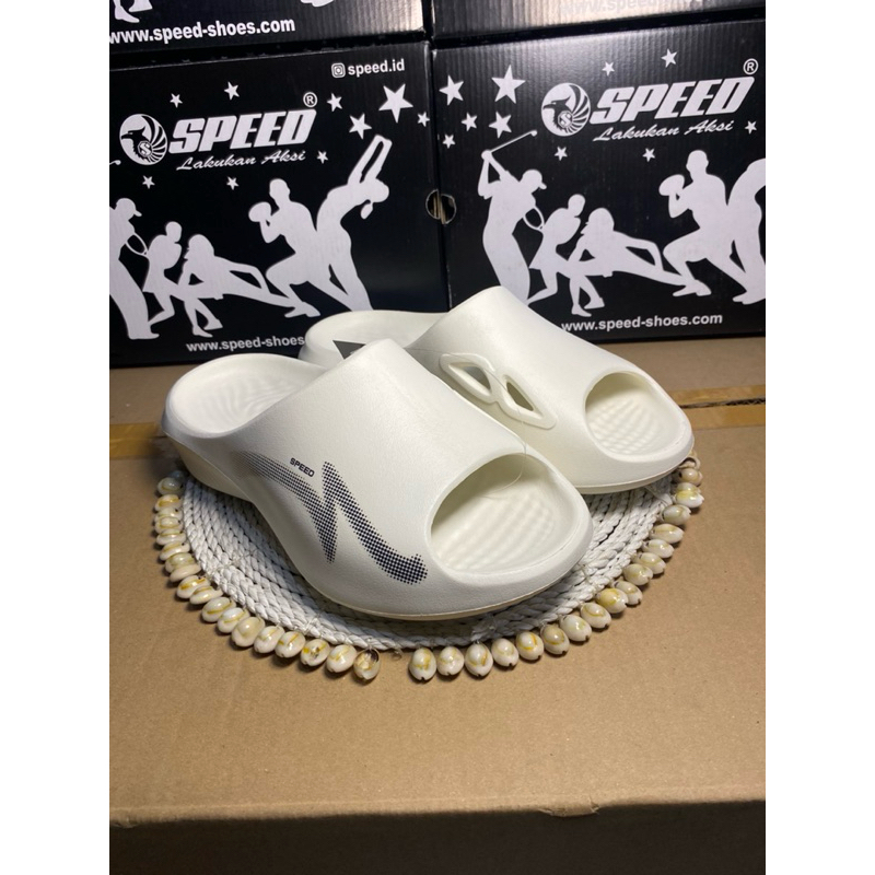 รองเท้าแตะ Slop - รองเท้าแตะ - Speed Flash โดย Speed - OFF WHITE