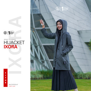 ✔️Buy Get Gift✔️ Jaket Parka Wanita Muslimah Waterproof By HIJACKET IXORA Anti Air Hijaket Hijab