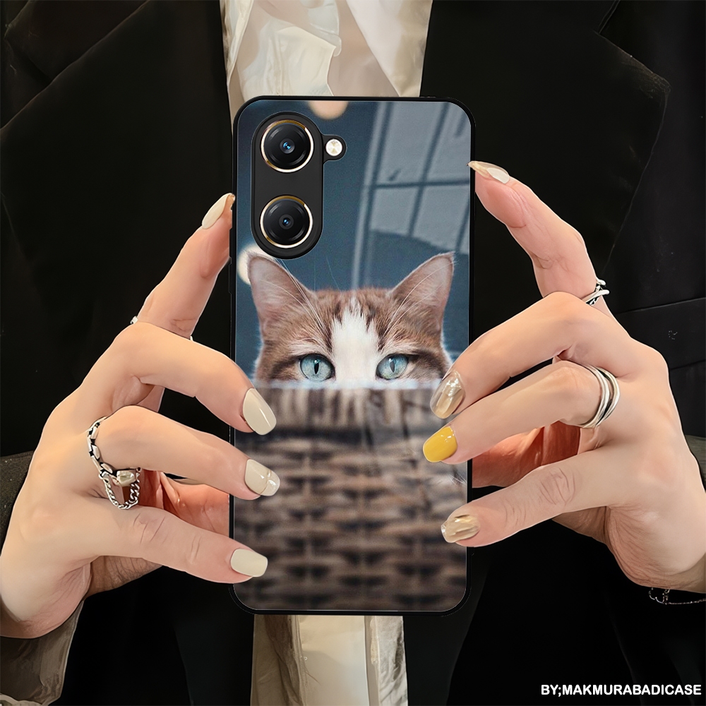 HP Glossy 2D Glass Softcase สําหรับ Vivo Y03 - Vivo Y03T - Vivo Y18 เคสล่าสุด - เคสซิลิโคน TPU