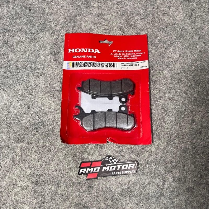 06455-KRE-K02 ผ้าดิสเบรคหน้าสําหรับ Honda ADV PCX 150 LED CBS