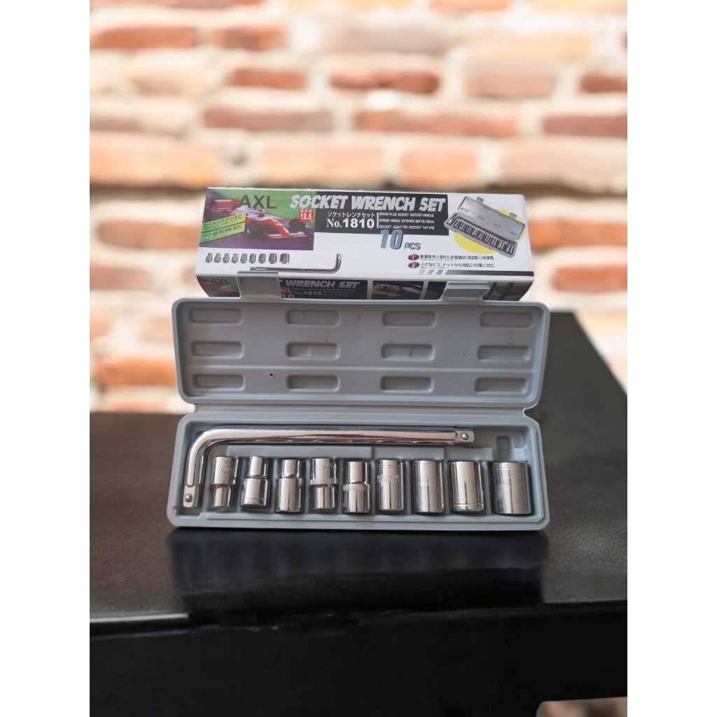 ชุดประแจกระบอก AXL 10 ชิ้น / ชุดประแจกระบอก 10 ชิ้น AXL