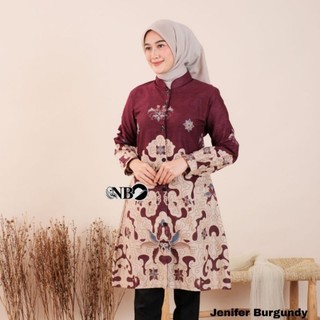Tunik Batik Wanita Modern | Atasan Fashion Muslim Wanita Busui Friendly Baju Batik Wanita Terbaru