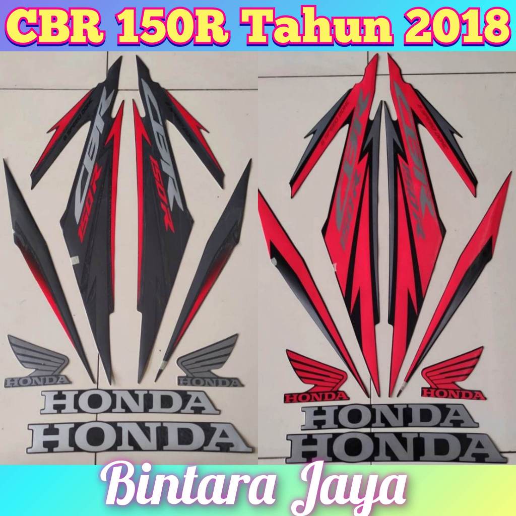 2018 2019 Honda CBR150R CBR 150R CBR 150 R Striping Trim สติกเกอร์เดิม Lost Pack