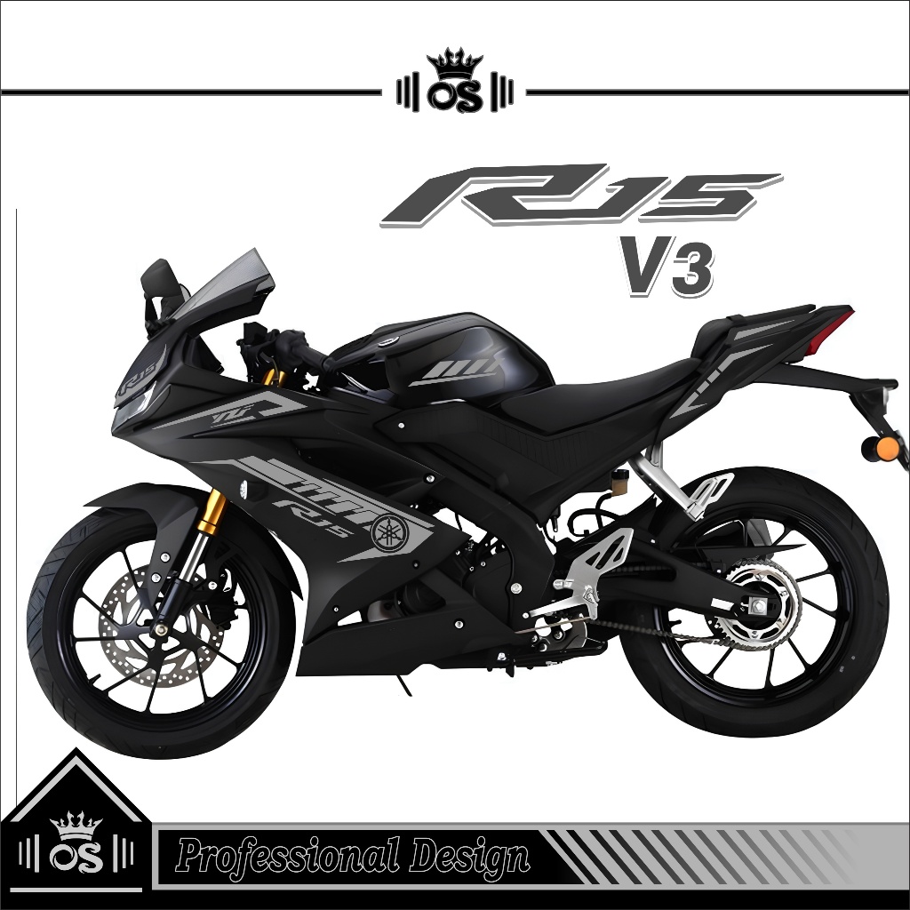 สติ๊กเกอร์ตัด / STRIPING R15 V3 / MTF 20 / STRIPING R15 V3 / YAMAHA STICKER / DECAL / R15