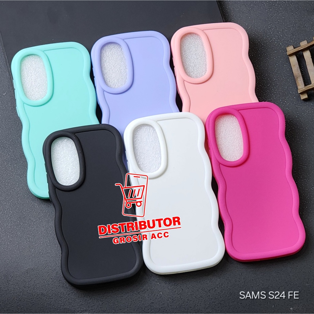 SAMSUNG S24 FE CASE MACAROON WAVE CASE G02 SAMSUNG S24 FE