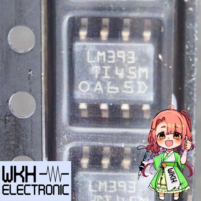 ต้นฉบับ LM393DR SMD LM393 LM393D SOP-8 SOP8 DUAL COMPARATOR IC