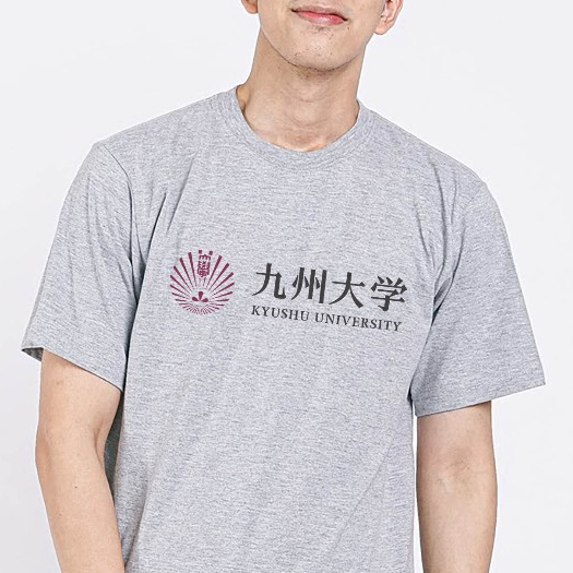 Kyushu University Premium Cotton เสื้อยืดแขนสั้น