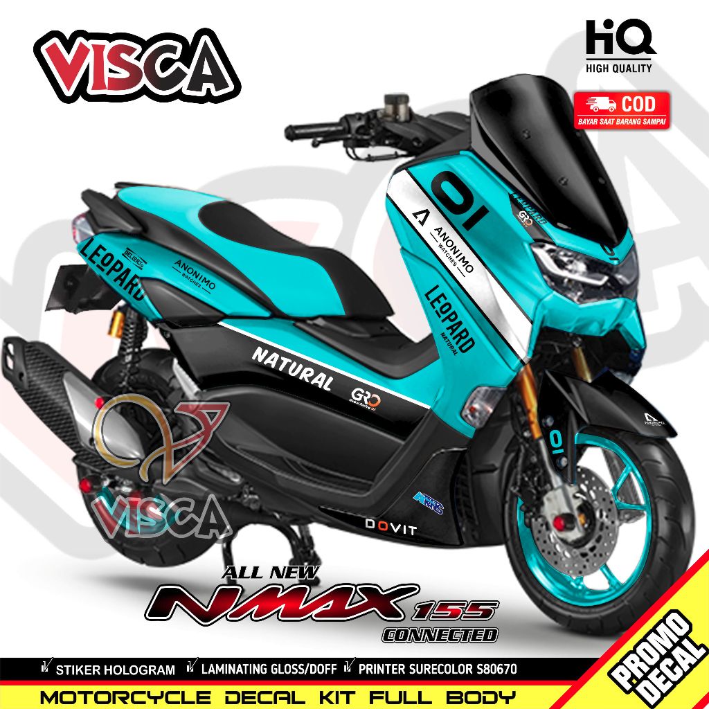 Decal Nmax 2021 Full Body Sticker Nmax 2021 Full Body LEOPARD