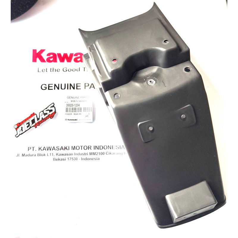 บังโคลนหลัง KR150 Ninja 150 2Tak R SS KIS RL VR CAJM แท้ Kawasaki 100% KGP KMI 35023-1234