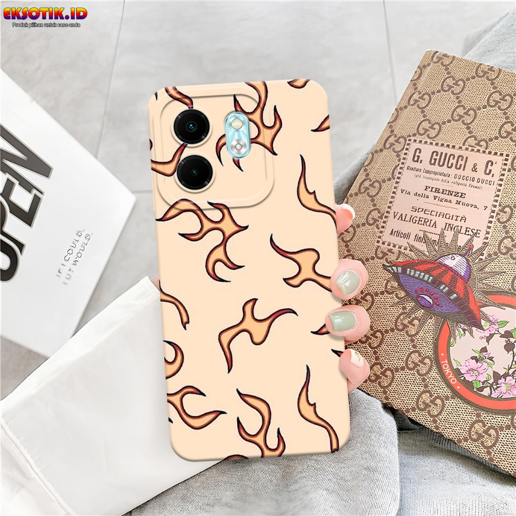 เคส Infinix Hot 50i - เคส Infinix Hot 50i - เคสแฟชั่น - Infinix Hot 50i Silicone - Cool and Cute Mot