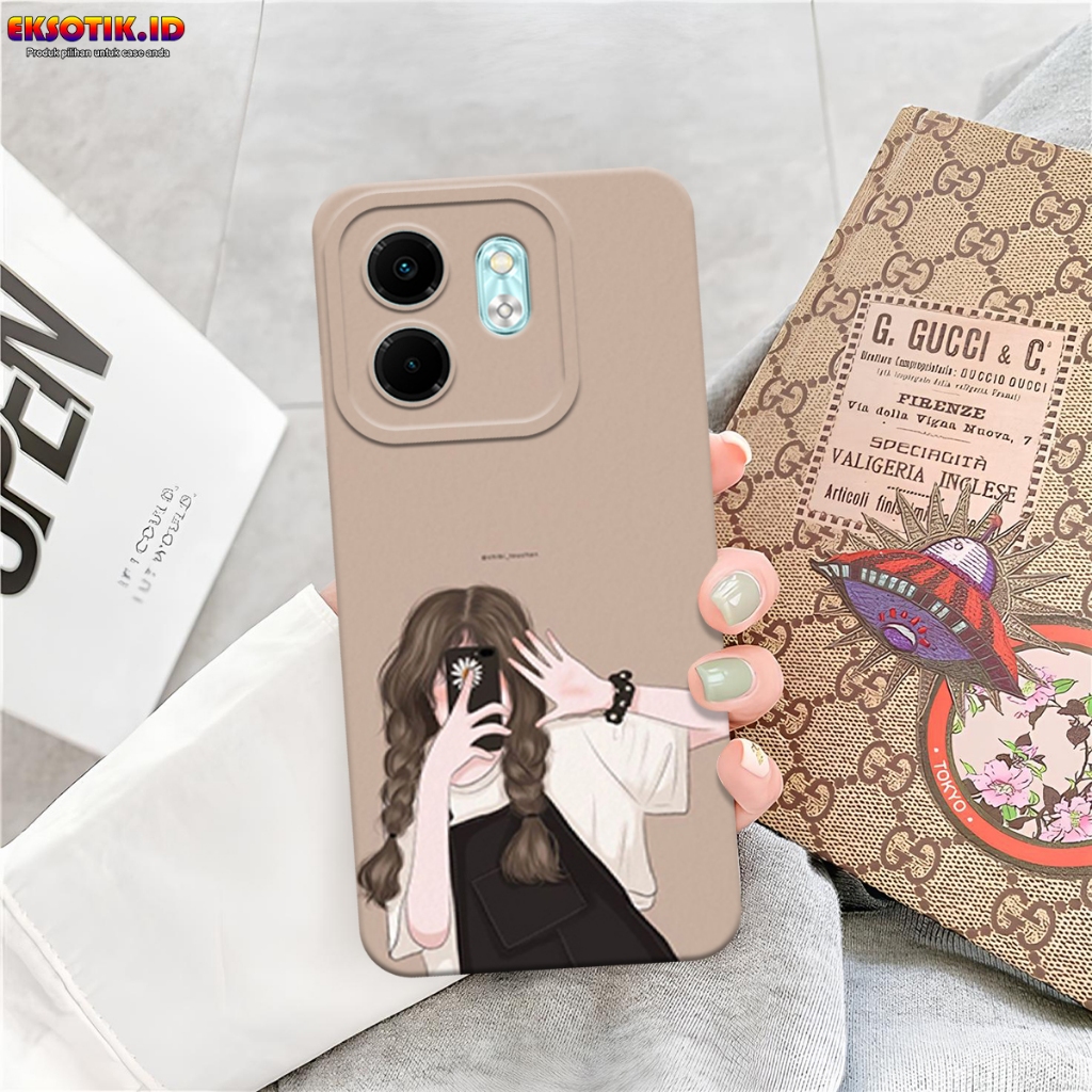 เคส Infinix Hot 50i - เคส Infinix Hot 50i - เคสแฟชั่น - Infinix Hot 50i Silicone - Cool and Cute Mot