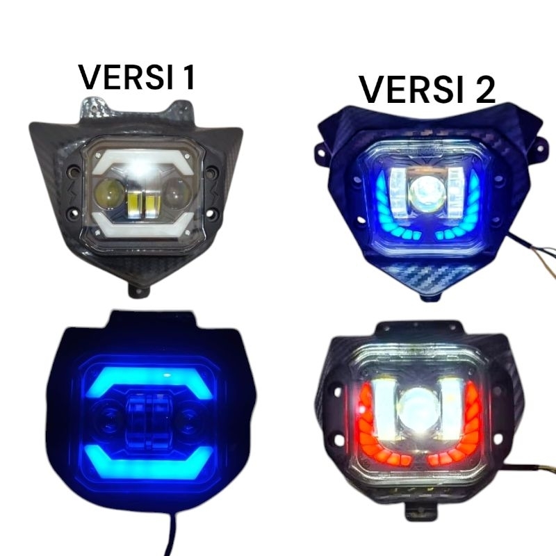 แพ็คเกจไฟหน้า klx 150 crf 150 wr 155 led แพ็คเกจไฟยิง klx 150 crf 150 wr 155 สะท้อนแสง led klx 150 c