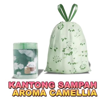 Kantong Plastik Gulung Isi 50 dan 80 PCS Kantong Plastik Sampah Wangi Aroma Camellia Terbaru LD-8