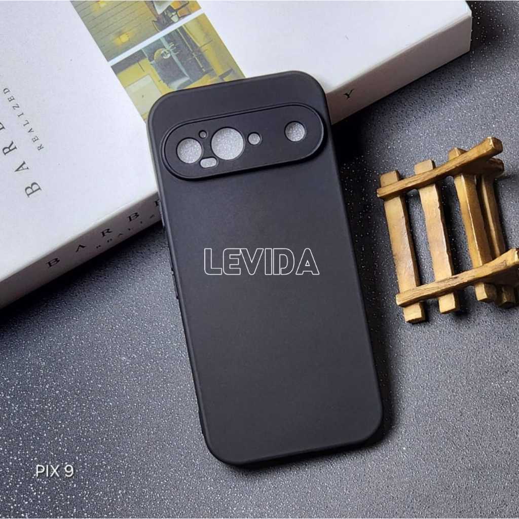 Google Pixel 9 Google Pixel 9 Pro Softcase Macaron Square Black / Case Square Black Edge Case Google