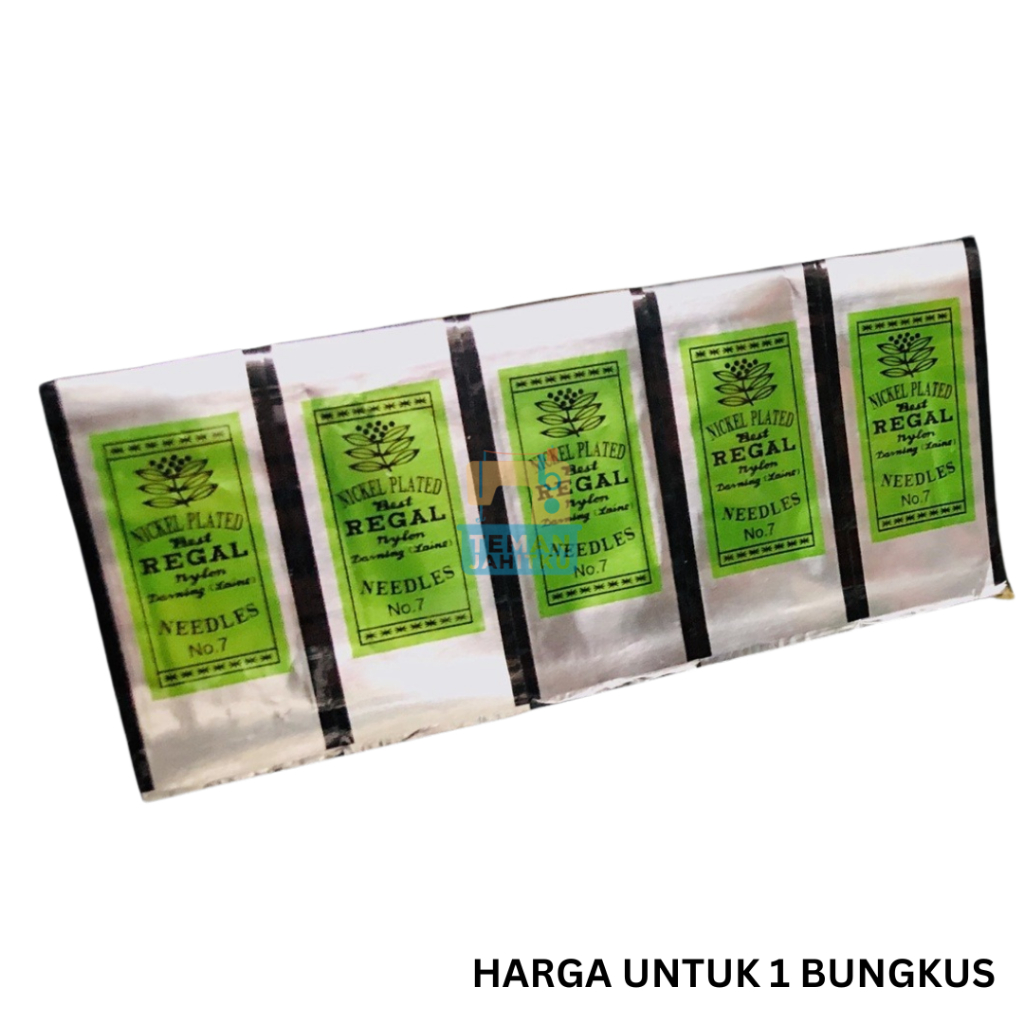 REGAL BRAND SEQUENCE NEEDLES HAND SEWING NEEDLES (1 PACK = 20 NEEDLES)