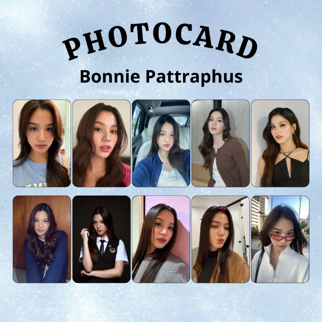 [25 ชิ้น] Photocard Bonnie Pattraphus Actris Thailand Selca Actris/Actor Gmmtv Us The Series