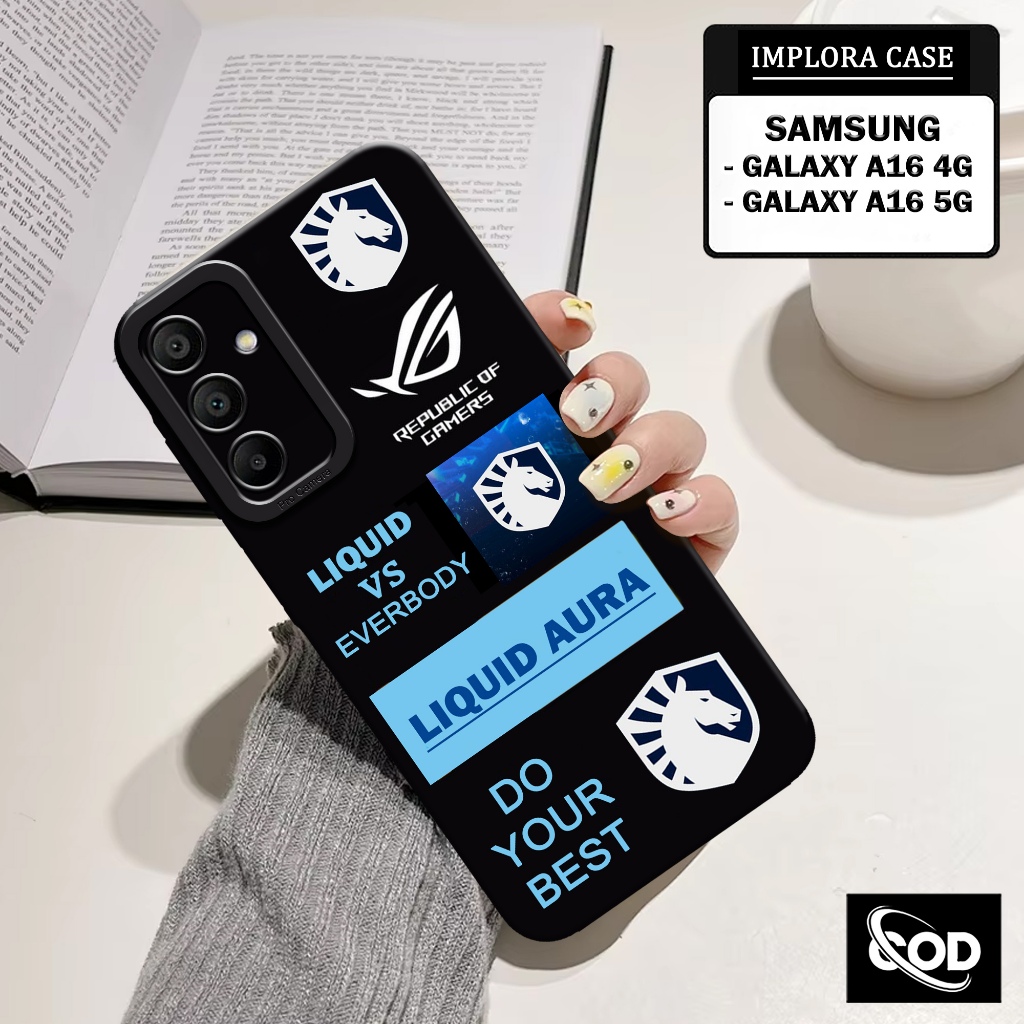 IMPLORA CASE - เคสโทรศัพท์ Samsung Galaxy A16 4G / A16 5G - เคสสําหรับเล่นเกมแฟชั่น - เคสนิ่ม Samsun
