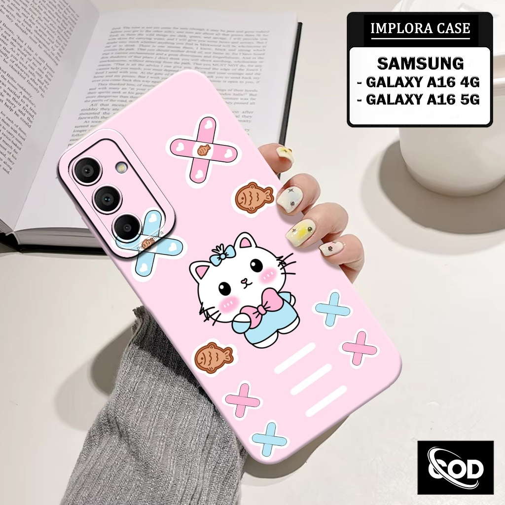 IMPLORA CASE - เคสโทรศัพท์ Samsung Galaxy A16 4G / A16 5G - เคสแฟชั่นการ์ตูน - เคสนิ่ม Samsung A16 4