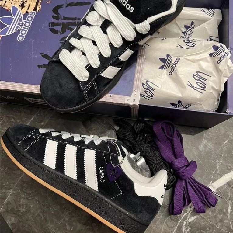Adidas CAMPUS 00"S BLACK GUM Original SNEAKERS - รองเท้าผ้าใบลําลองผู้ชาย - ร้านค้าอย่างเป็นทางการของ Adidas