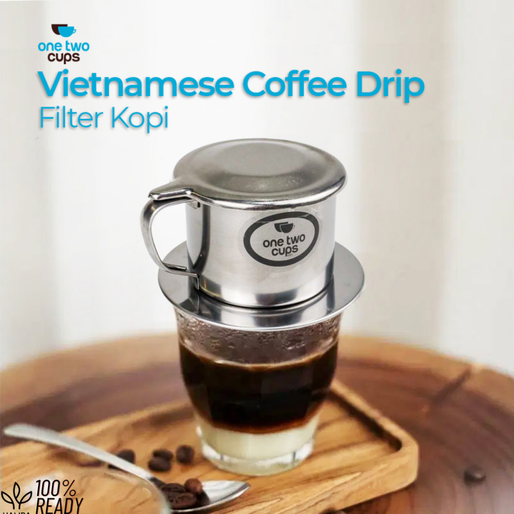 One Two Cups Vietnam Drip Coffee Filter Pot Coffee Filter / VIETAMES Coffee FILTER