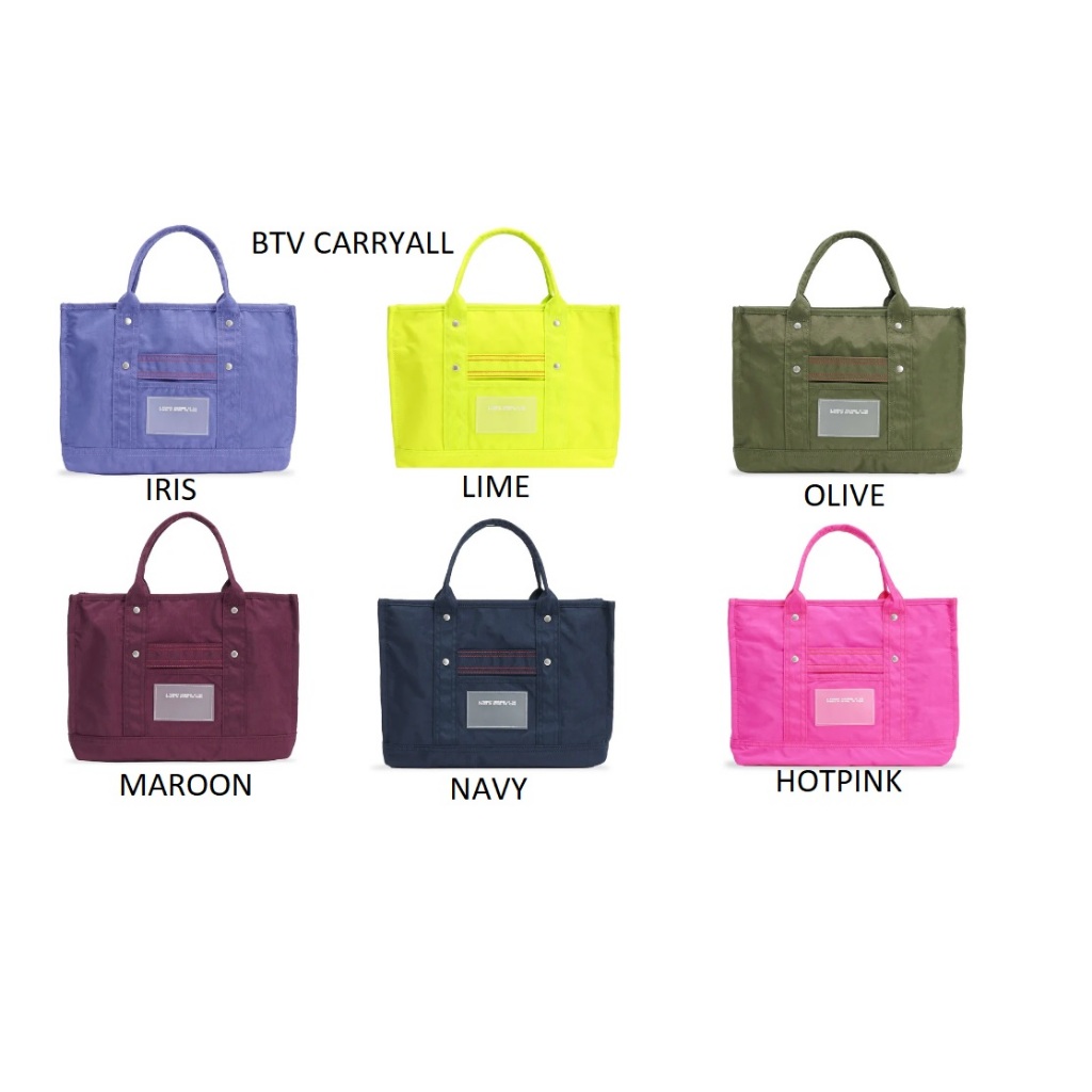 Btv Crunch Carryall 01 วัสดุไนลอน สายยาว ปรับ Emboss