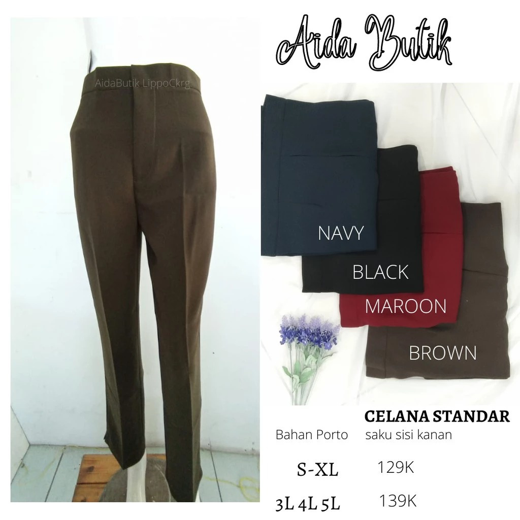 KATUN Aida- Porto Pants กางเกงทํางานผ้าฝ้ายหนานุ่มวัสดุกางเกงผู้หญิงสําหรับผู้ใหญ่