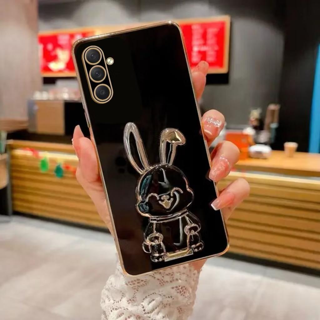 Softcase SAMSUNG A16 A26 A36 A56 Premium Case ฟรีที่วางโทรศัพท์กระต่าย