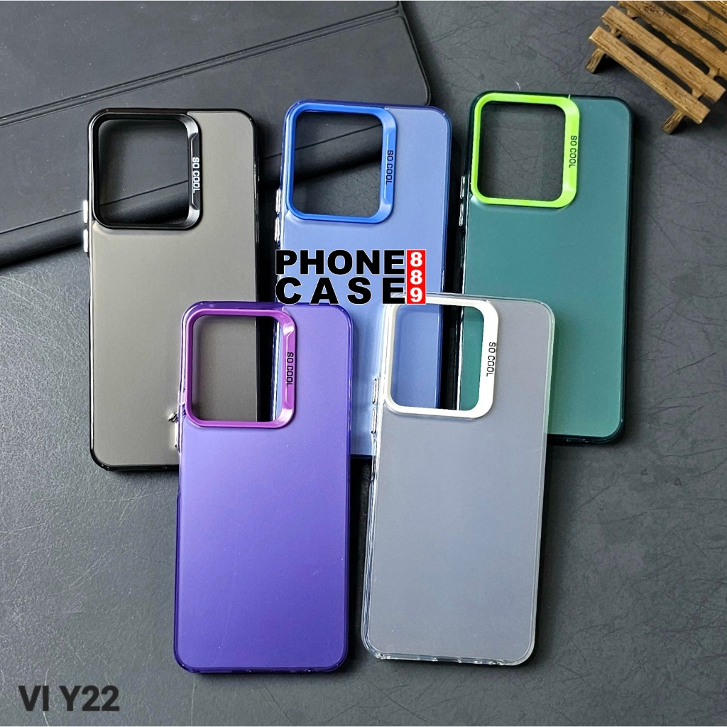 VIVO Y22 CASE IMD PLATE HOLOGRAM CASE SOCOOL VIVO Y22