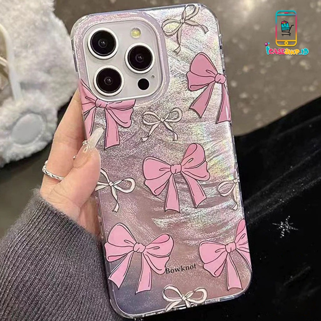 SS969 SOFTCASE CASING POLKADOT BLACK RIBBON สําหรับ VIVO Y01 Y02 Y02S Y03 Y04 Y12 Y15 Y15S Y16 Y17 Y