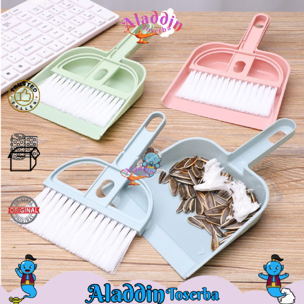MINI BROOM SET - SMALL MULTIPURPOSE BROOM - MINI BROOM - MINI BROOM SET - DUSTPAN SET / CAR DUST BRO
