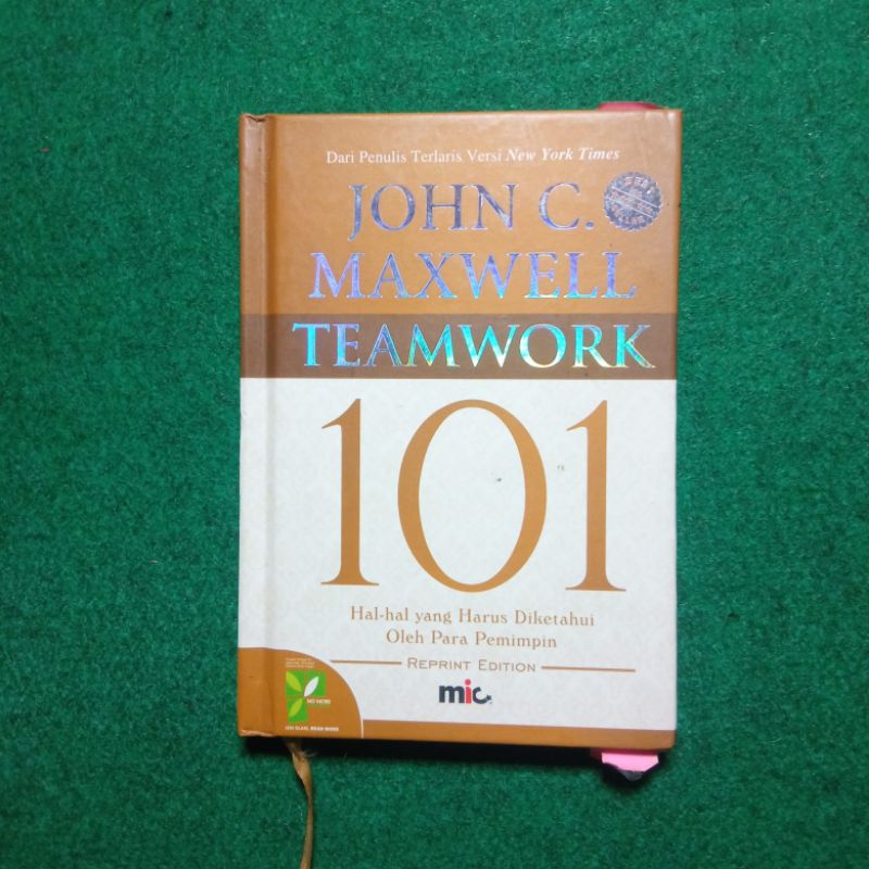 หนังสือ Teamwork 101 - John C. Maxwell [ต้นฉบับ ปกแข็ง]