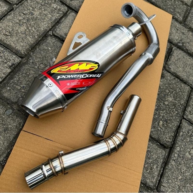 ไอเสียracing FMF Powercore 4 Ksr 110 Ksr Pro Ksr Racing Msx125 Klx150 Crf150 xr150 Xr200 xtz125 WR 155 Dtraker 150 เปิดท่อเอกท่อ
