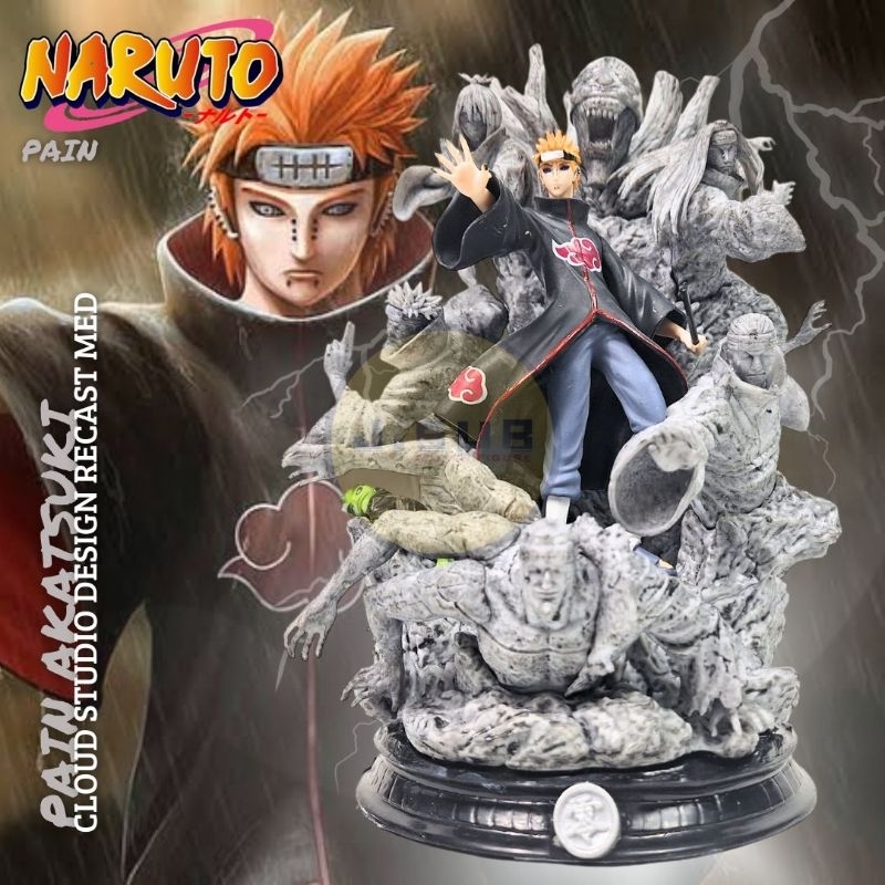 Action Figure Pain Akatsuki รูปปั้น Naruto Cloud Studio Recast Design
