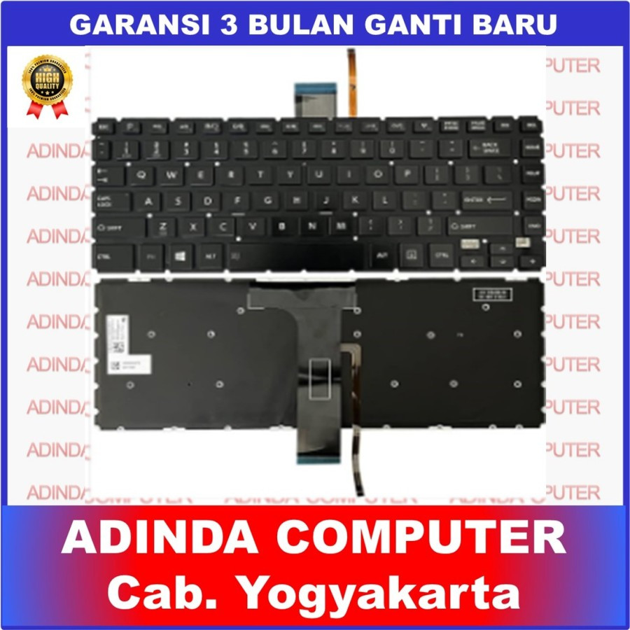 Toshiba E45 L45DT-B L45T L45T-B P30W-B P35W คีย์บอร์ดแบ็คไลท์