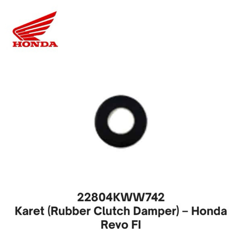 22804KWW742 ยางคลัชแดมเปอร์ – Honda Revo FI