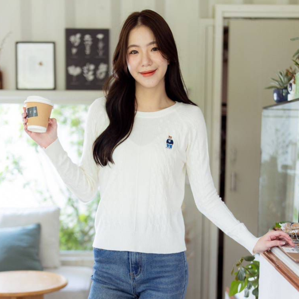 Gi- Ants เสื้อไหมพรมคอกลม (GI08)