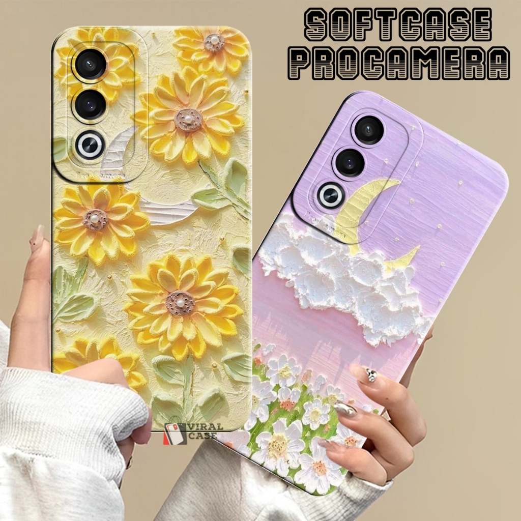 เคส HP Oppo A3 PRO 5G 2024 / A3 NFC 2024 / A3X 2024 4G/5G | เคสล่าสุด Softcase Macaron Softcase Qual